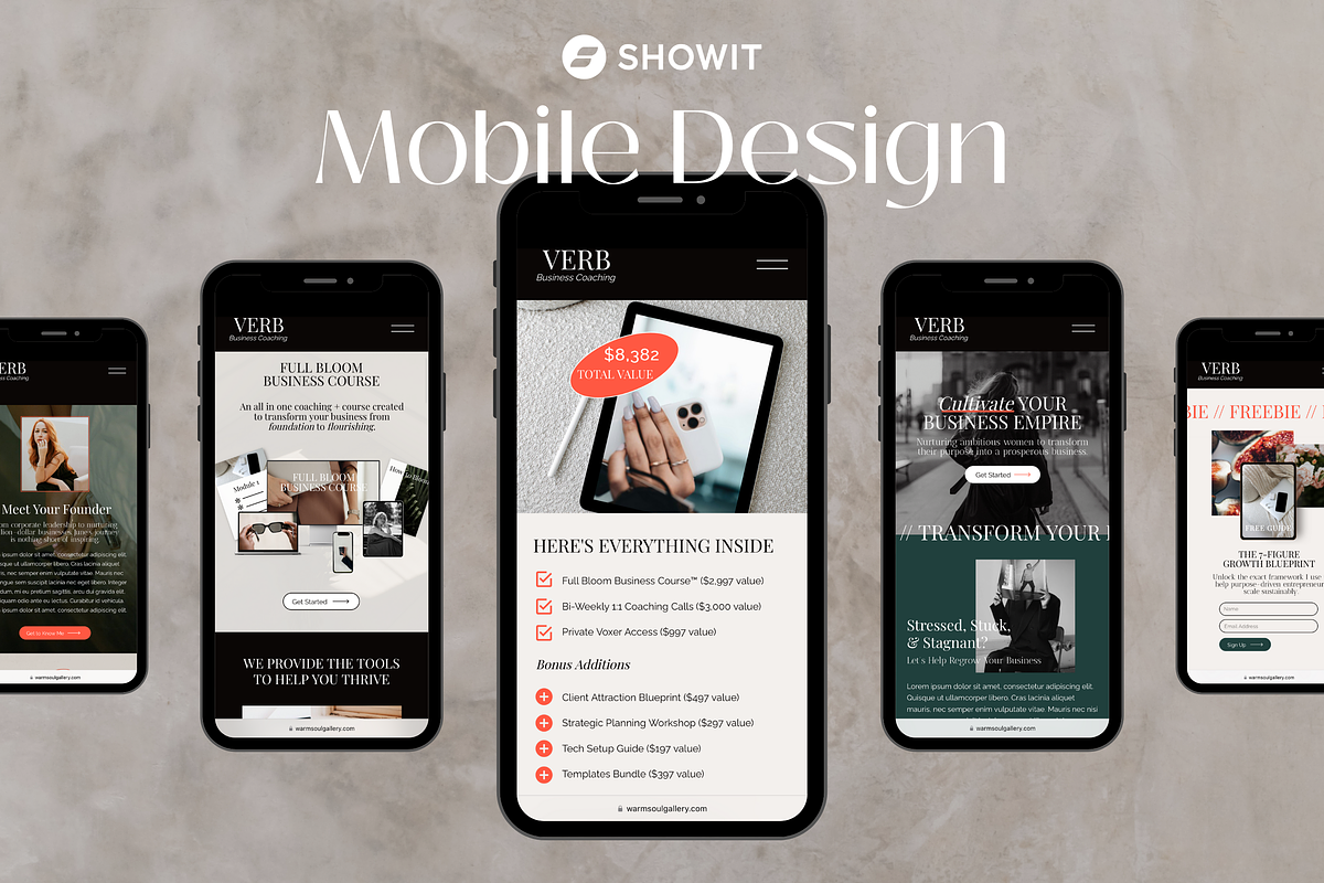 Showit Website Template Coach/Course, a Squarespace Template by Warmsoulgallery (Photo 8 of 10)