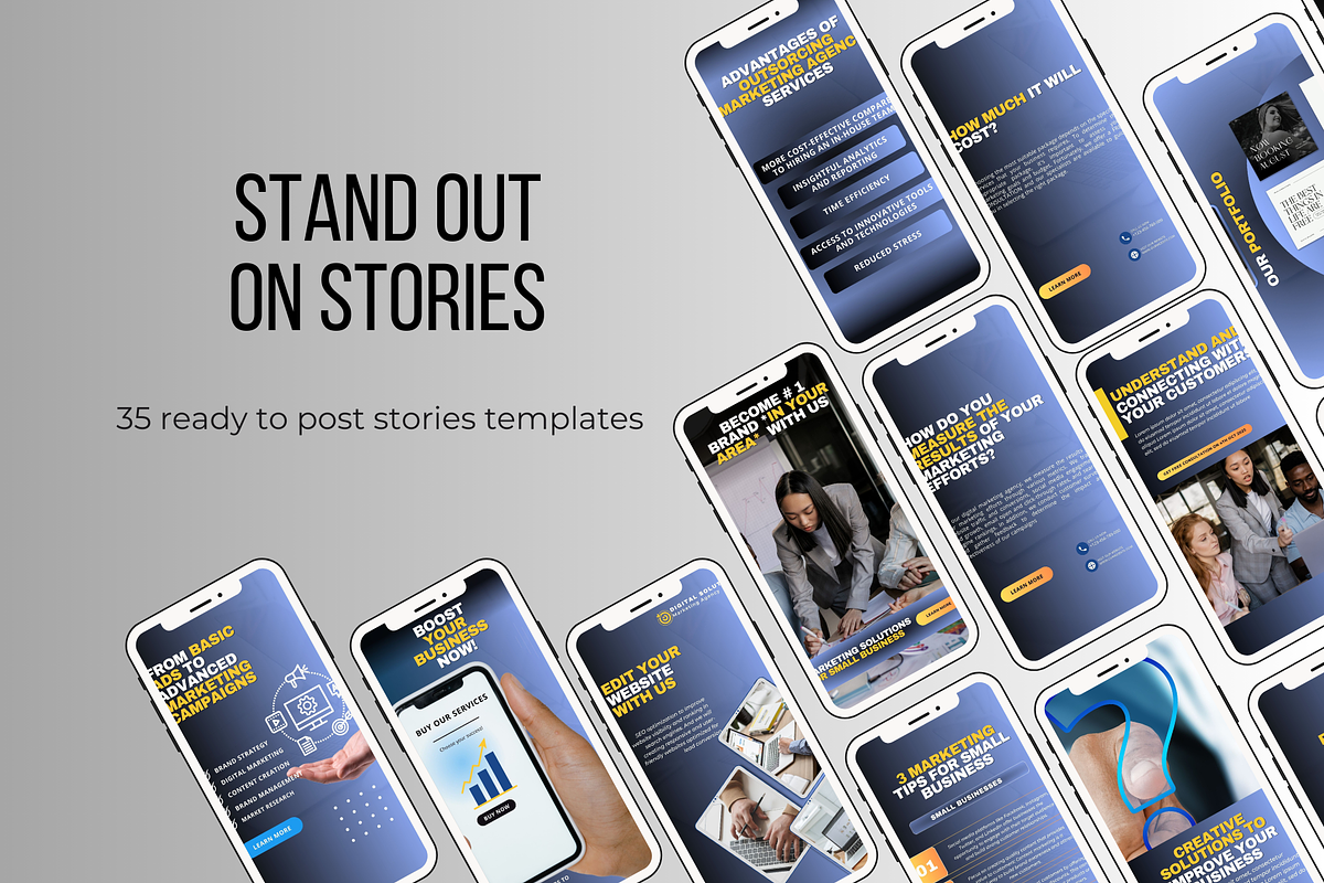 Marketing canva template instagram, a Social Media Template by Design Pro Templates (Photo 4 of 5)