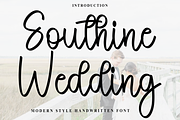 Southine Wedding, a Handwritten Font by FreshTypeINK (Thumbnail 1 of 8)