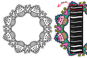 Wandering Mandala Procreate Inkers, a Brush Add-On by Heather Green Designs (Thumbnail 3 of 13)