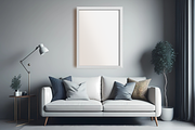 Psd Wall Art Mockup, a Print Template by Ali's Designs (Thumbnail 2 of 4)