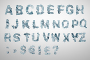 Crushed Transparent Font, an Object Graphic by Kahuna Design (Thumbnail 2 of 4)