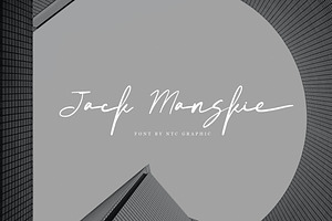 Jack Manskie Handwriting Script Font