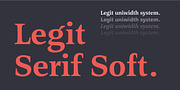 Legit Serif Soft, a Serif Font by Finaltype (Thumbnail 1 of 12)