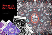 Romantic Halloween. Seamless pattern, a Pattern Graphic by OlgaSoi007 (Thumbnail 1 of 5)