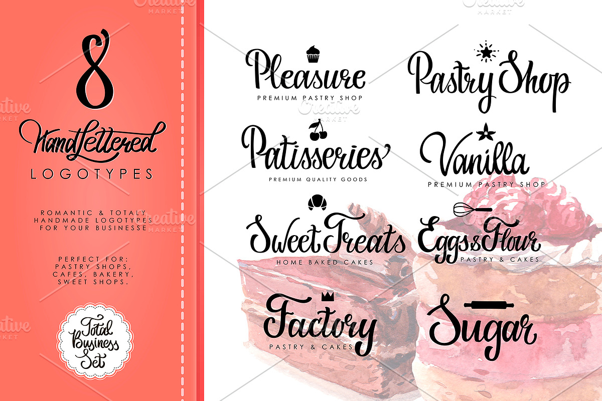Pastry Shop Business Set, a Graphic by Tamaretto (Photo 3 of 6)