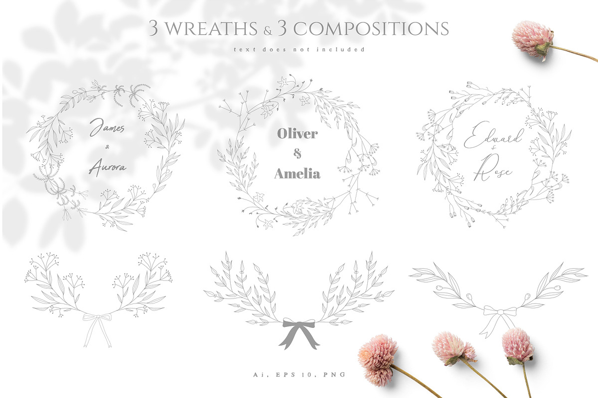 DRIED BOTANICALS COLLECTION, a Decorative Illustration by Luna Dreams (Photo 2 of 13)
