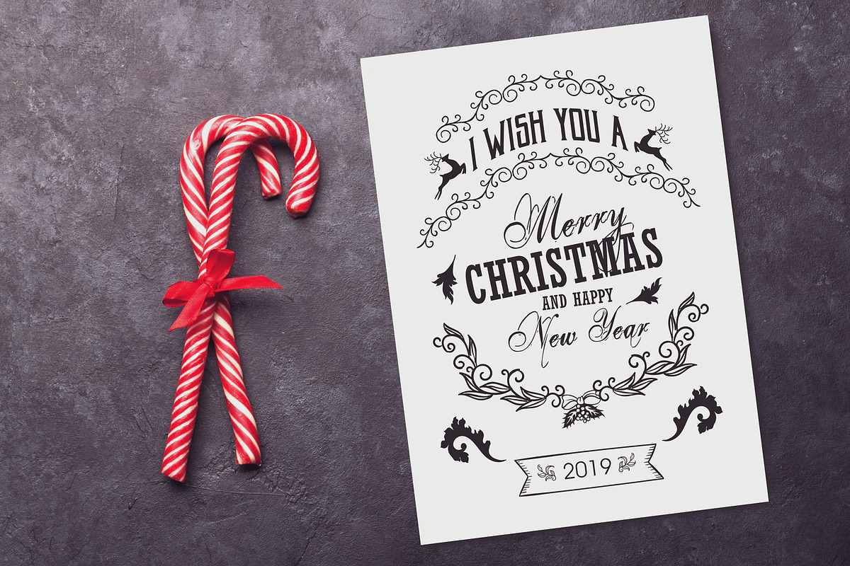12 Christmas Mockup #1, a Print Template by Walentin (Photo 8 of 13)
