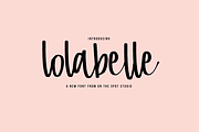 Lolabelle, a Script Font by OnTheSpotStudio (Thumbnail 1 of 3)