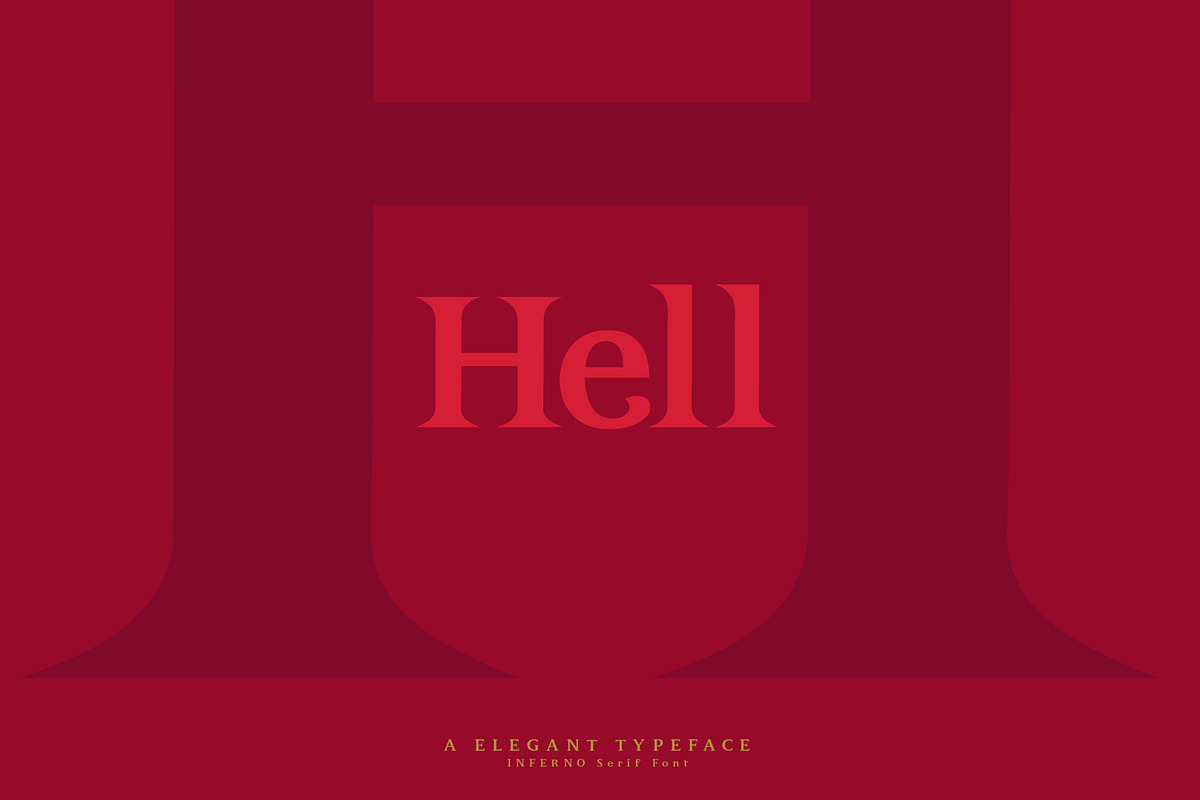 INFERNO Serif font, a Serif Font by Artistic & Unique (Photo 9 of 17)