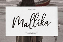 Mallika - Handwritten Script Font