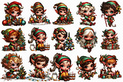 Christmas elf Png elf Clipart, an Illustration by cherrydesign (Thumbnail 2 of 3)