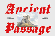 CS Modula Drawn, a Blackletter Font by Craft Supply Co. (Thumbnail 6 of 8)