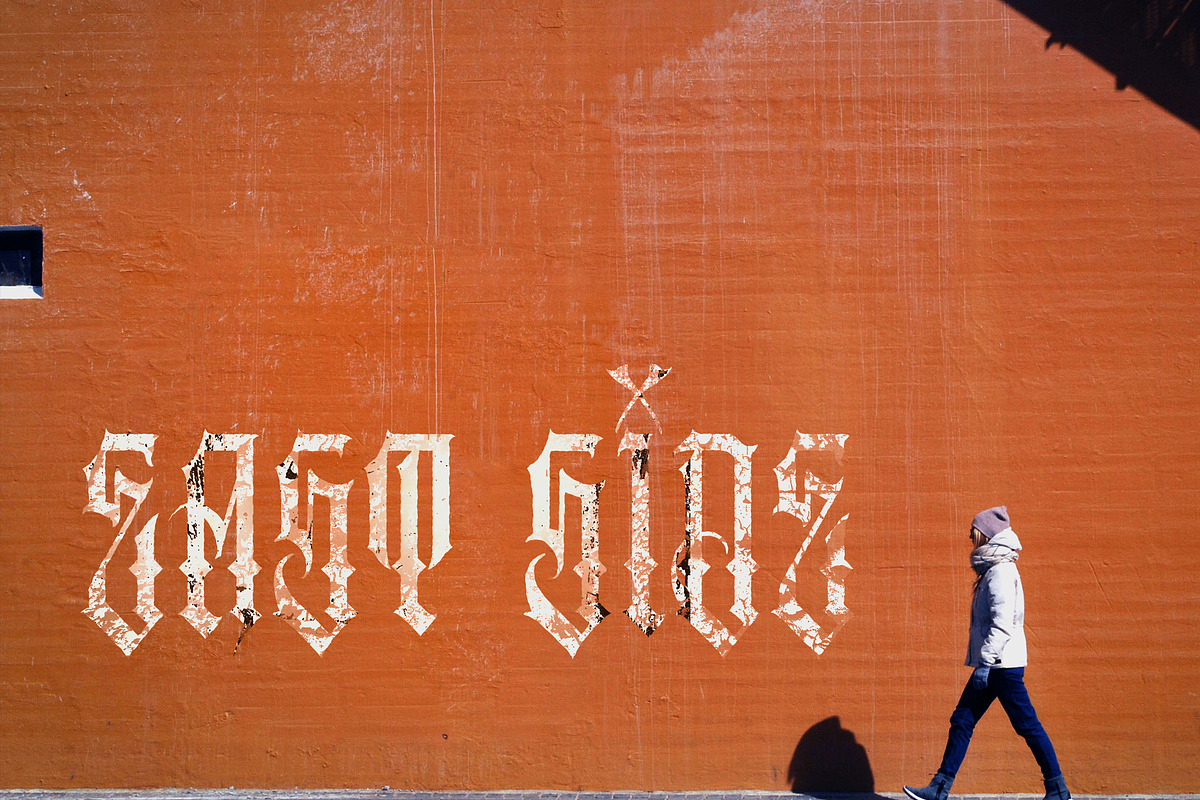 Ontario Sharp - Tattoo Style Font, a Handwritten Font by Moreno Art Company (Photo 4 of 5)