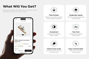 Shoes Store Mobile App UI Kit, an UI Kit Template by Creative Perspective (Thumbnail 2 of 8)