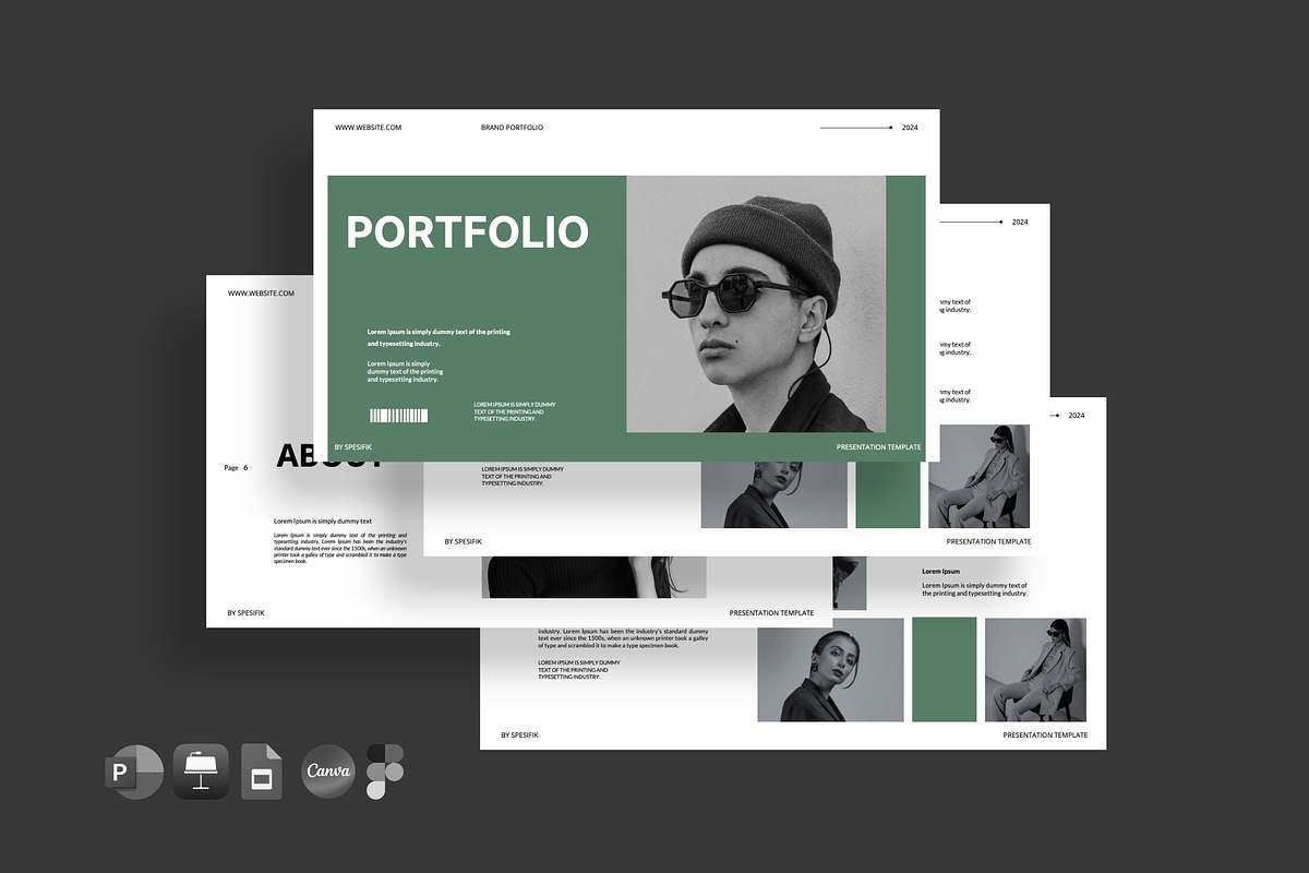 Brand Portfolio Template, a Presentation Template by Spesifikstd (Photo 1 of 9)