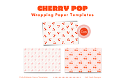 Cherry Wrapping Paper Templates, a Stationery Template by Hell Yeah Designs (Thumbnail 3 of 7)