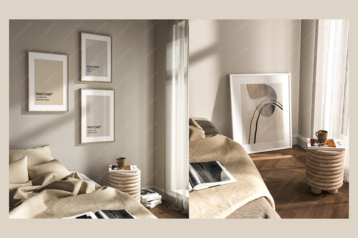 Premium Bundle of 9 Frame Mockups, a Mockup by Merien Mockup (Photo 2 of 6)