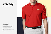Polo Shirt Mockup, a Shirt Mockup by Creatsy (Thumbnail 5 of 7)