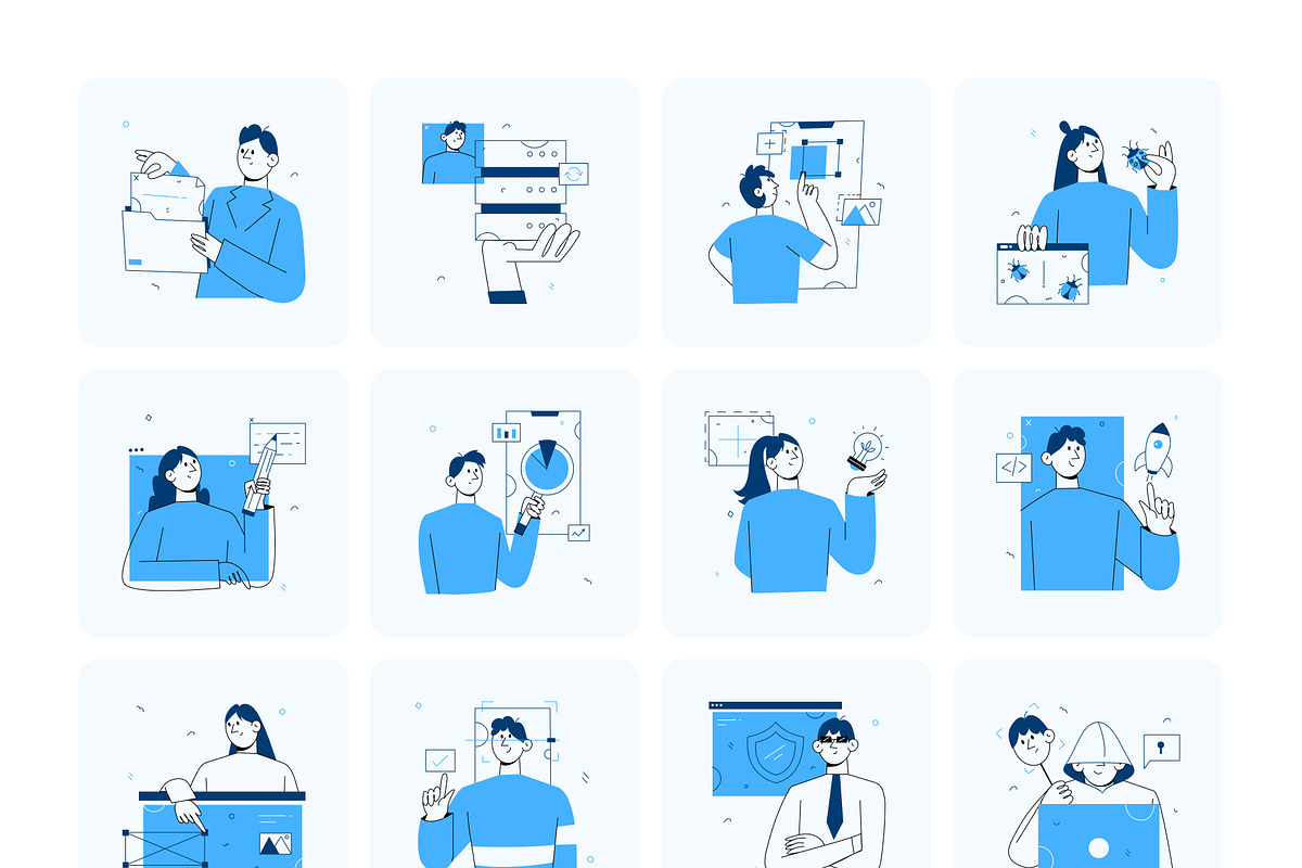 200 Tech and Business Illustration, a Technology Illustration by Vectors Market (Photo 11 of 11)