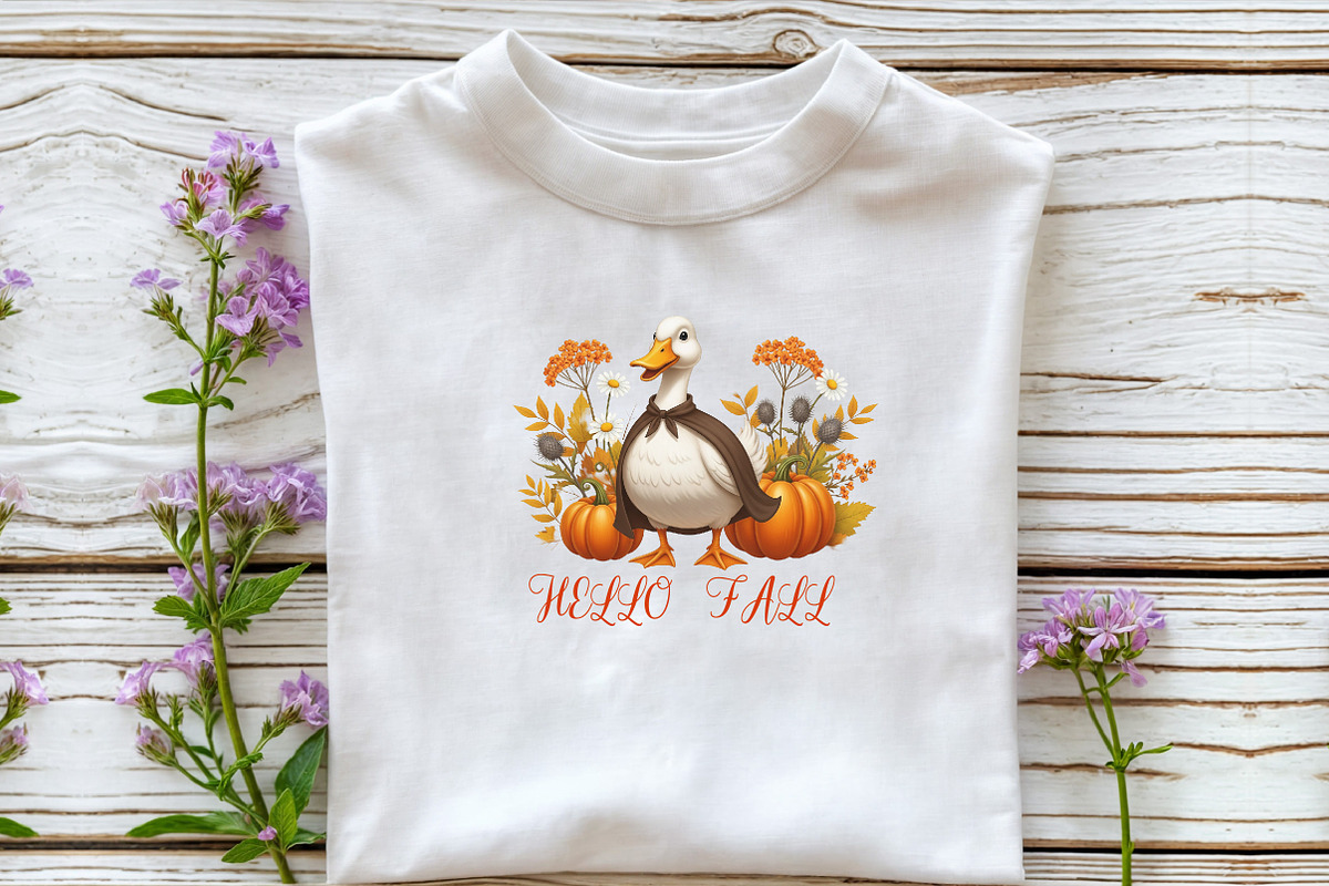 Hello Fall, Goose PNG, an Illustration by DreamCafeArt (Photo 2 of 7)