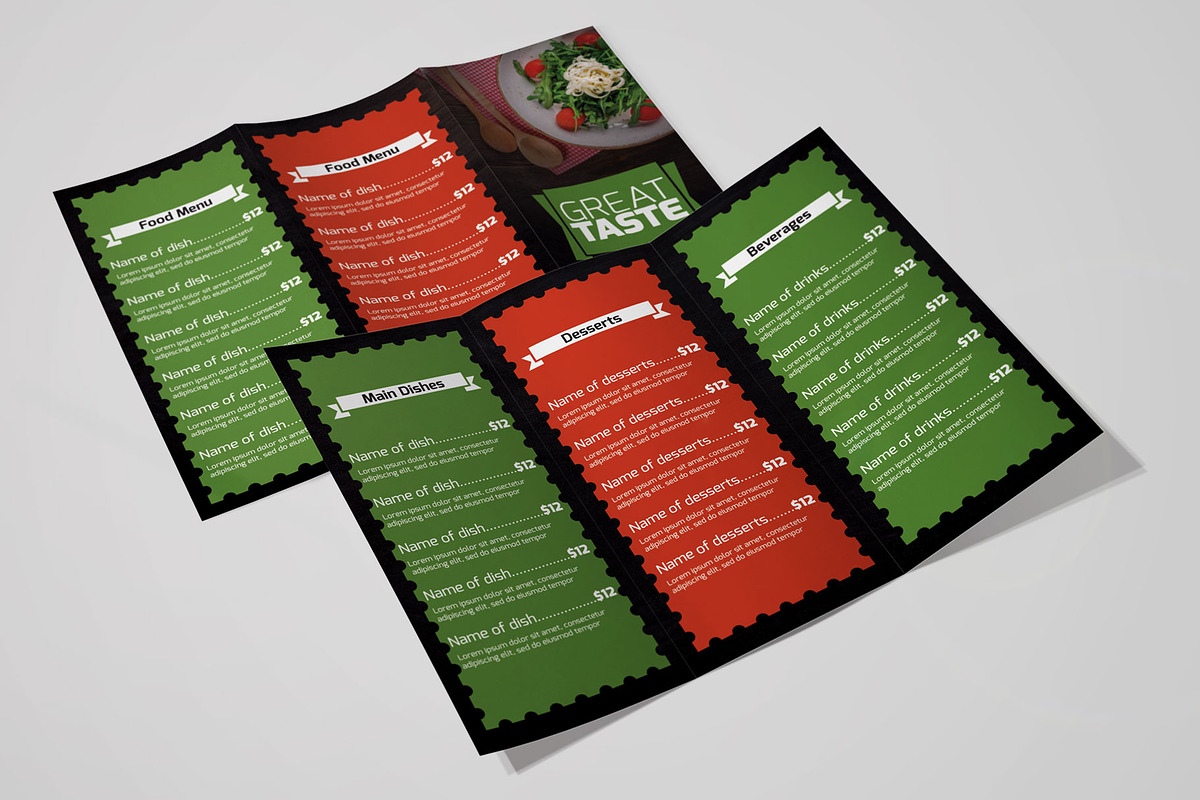 Food Menu, a Brochure Template by UNIK Agency (Photo 2 of 2)