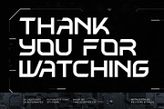 Chrome Quantum Futuristic Font, a Sans Serif Font by timelesstype.co (Thumbnail 20 of 20)