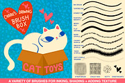 Procreate Drawing Brush Box, a Brush Add-On by Carrie Cantwell (Thumbnail 1 of 4)