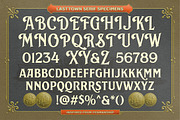 NS Lasttown Vintage Font, a Script Font by Novisouldado (Thumbnail 9 of 12)