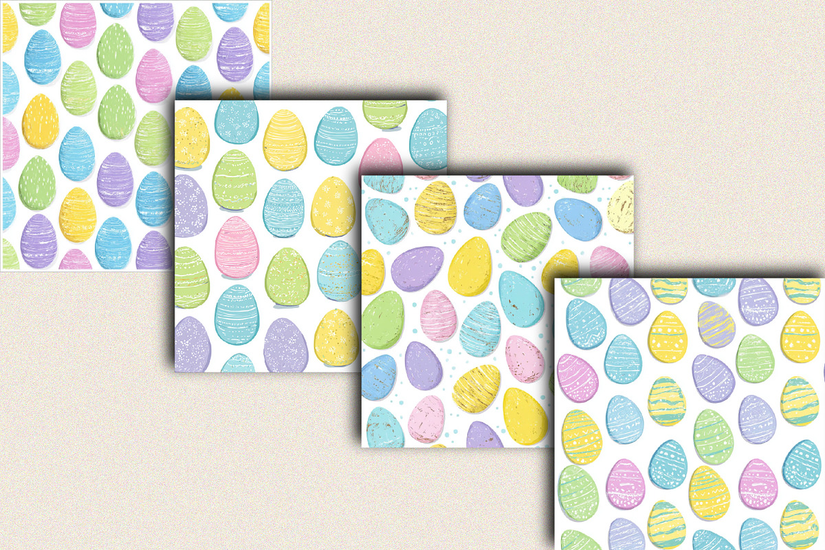 Easter Colors Digital Paper Pattern, a Pattern Graphic by SVGArt (Photo 8 of 8)