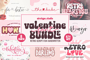 Heart Font Bundle | 8 Love Fonts, a Script Font by Airotype (Thumbnail 1 of 5)