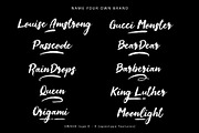 Amstel River - Brush Font, a Script Font by erlosDESIGN (Thumbnail 5 of 11)