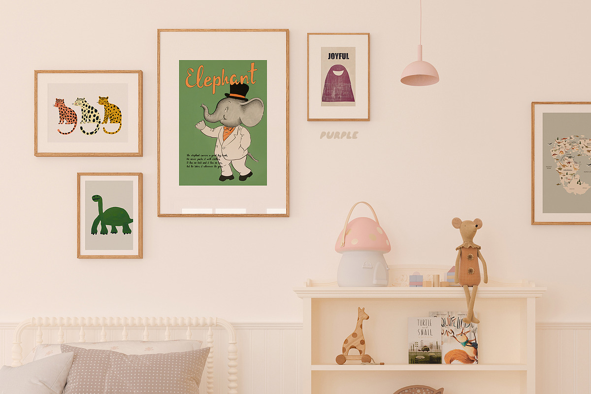 Prints for Little Ones, a Background Graphic by Purple (Photo 4 of 9)