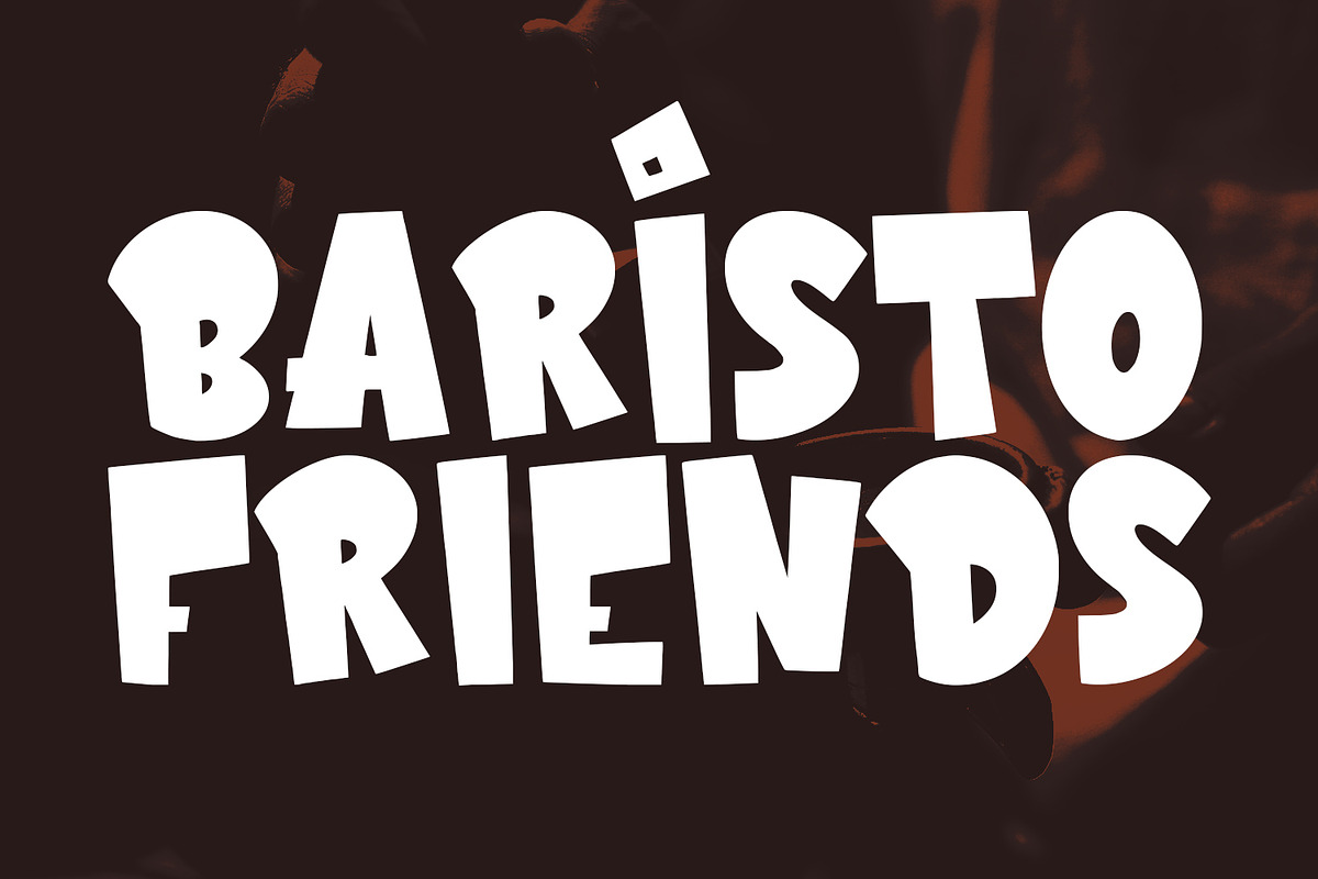 Bariso Cawfu Bold Display Font, a Sans Serif Font by Maulana Creative (Photo 2 of 7)