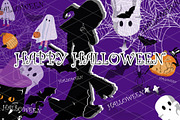 Halloween Clipart, an Object Graphic by Drawwell (Thumbnail 2 of 5)