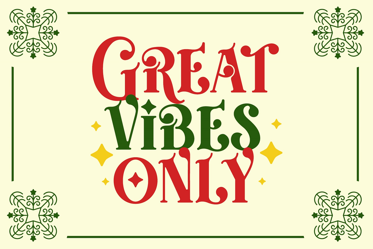 Christmas Moonday - All Caps Serif, a Serif Font by Airotype (Photo 4 of 12)