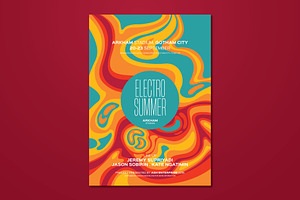Electro Summer Flyer, a Flyer Template by ashenterprise