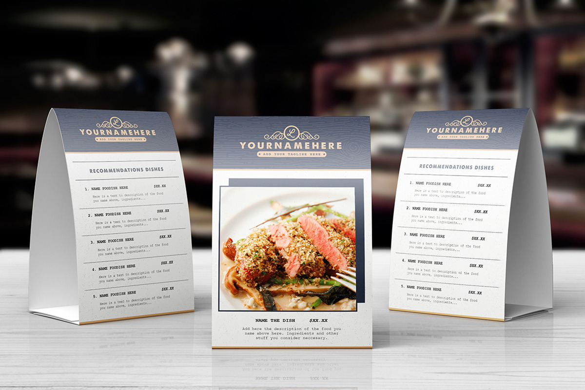 Classy Food Menu 3, a Brochure Template by Luuqas Design (Photo 5 of 5)