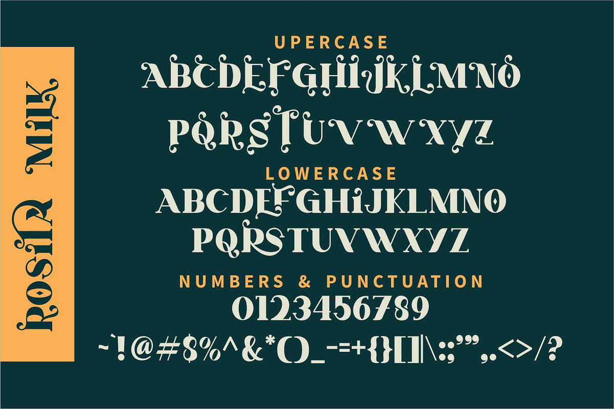 Rosita Milk - Bold Serif Font, a Serif Font by GFRcreative (Photo 2 of 4)
