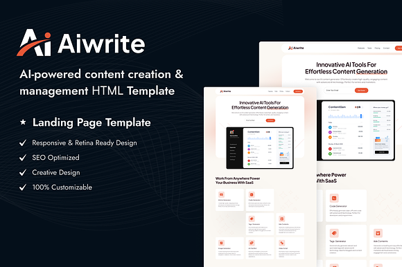 Aiwrite - Content Based AI Template preview 6