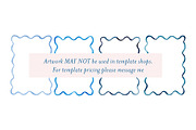 Watercolor Squiggle Wavy Frame, a Decorative Illustration by Lavender And Sea (Thumbnail 6 of 6)