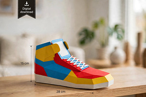 Sneaker shoes - 3d papercraft