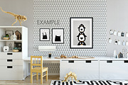 KIDS WALL & FRAMES Mockup Bundle - 2, a Print Template by Yuri-U (Thumbnail 21 of 43)