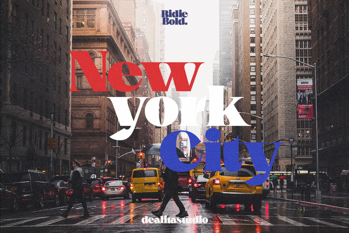 Ridie - Display Font, a Serif Font by dealitastudio (Photo 2 of 7)