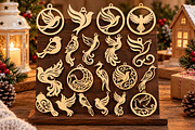Wooden Bird Earring SVG Template, an Object Graphic by DreamCafeArt (Thumbnail 2 of 7)