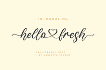 Hello Fresh -  Charming Script Font