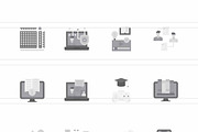 25 EdTech & AI Learning Icons., a Solid Icon by IconBunny (Thumbnail 2 of 2)