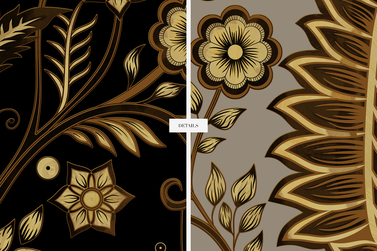 Orsani Traditional Prints And Motifs, a Pattern Graphic by LEAFure (Photo 8 of 10)