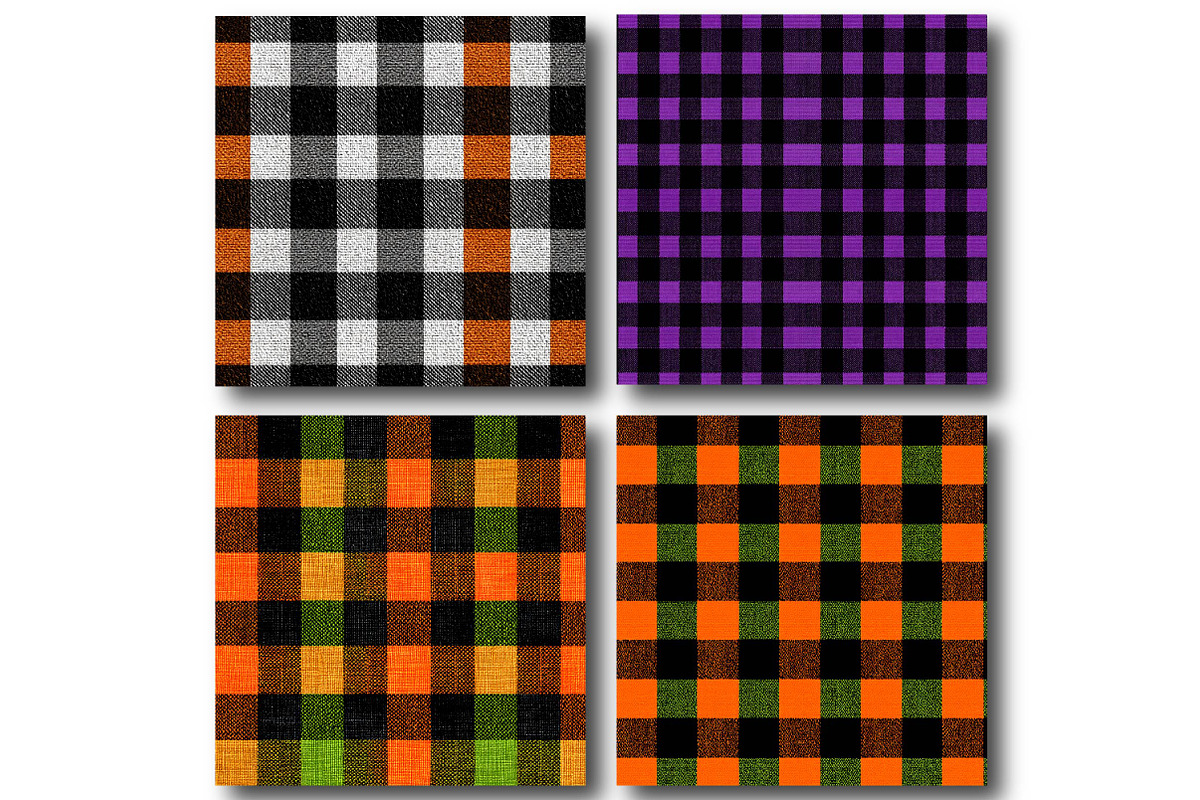 Halloween Check Patterns, an Illustration by DreamPrint404 (Photo 3 of 4)