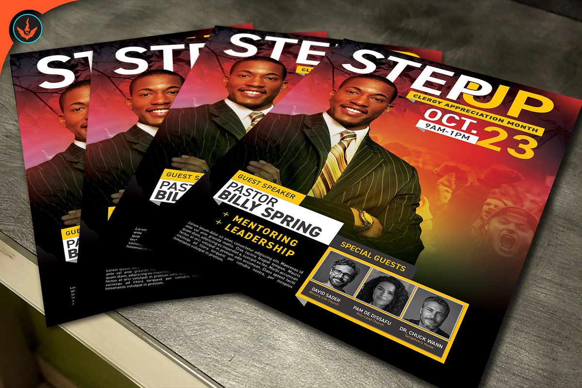 Step Up Photoshop Flyer Template, a Marketing Template by SeraphimChris (Photo 3 of 7)